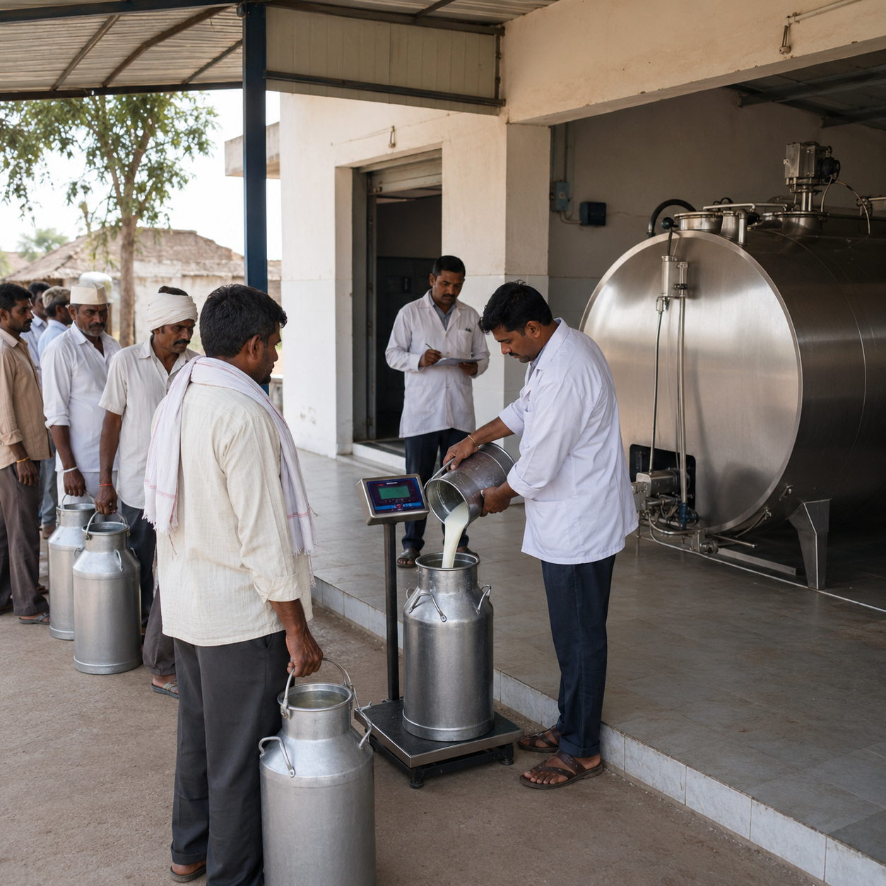 Milk Collection Centre Bulk Milk Cooler